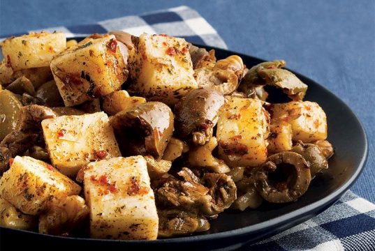 Girit Usulü Zeytinli Meze Yapımı Ve Sunumu